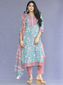 Jashn Gulnur - Set of Kurta Pants & Dupatta - KS60B2276D