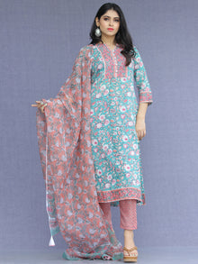 Jashn Gulnur - Set of Kurta Pants & Dupatta - KS60B2276D