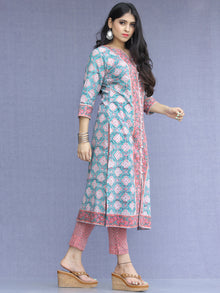 Jashn Ziba - Set of Kurta Pants & Dupatta - KS53B2267D