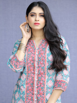 Jashn Ziba - Set of Kurta Pants & Dupatta - KS53B2267D