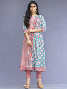 Jashn Inaya - Set of Kurta Pants & Dupatta - KS62A2267D