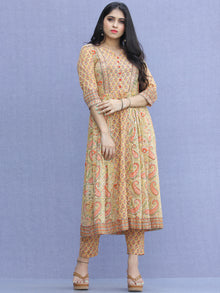 Jashn Anjum - Set of Kurta Pants & Dupatta - KS70A2272D