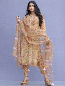 Jashn Mehreen - Set of Kurta Pants & Dupatta - KS60B2272D