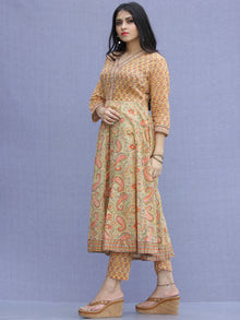 Jashn Zafraan - Set of Kurta Pants & Dupatta - KS33A2272D