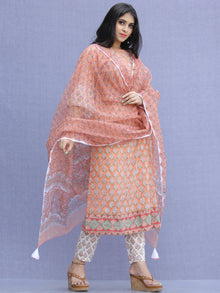 Jashn Amaya - Set of Kurta Pants & Dupatta - KS63A2341D