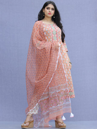 Jashn Shirat - Set of Kurta Pants & Dupatta - KS64A2341D