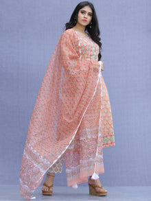 Jashn Shirat - Set of Kurta Pants & Dupatta - KS64A2341D