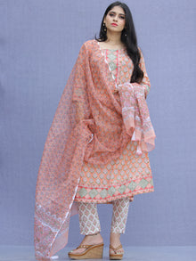 Jashn Shirat - Set of Kurta Pants & Dupatta - KS64A2341D