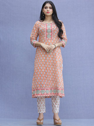 Jashn Shirat - Set of Kurta Pants & Dupatta - KS64A2341D