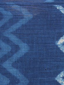 Indigo Bagru Hand Block Printed Handloom Cotton Stole - S6317022