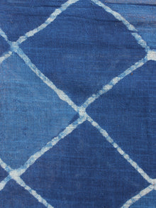 Indigo Bagru Hand Block Printed Handloom Cotton Stole - S6317018