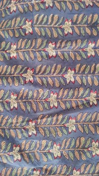 Hand Block Printed Cotton Fabric Per Meter - F001F2659