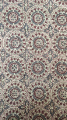 Hand Block Printed Cotton Fabric Per Meter - F001F2662