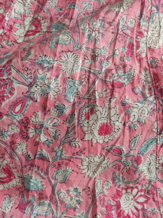 Hand Block Printed Cotton Fabric Per Meter - F001F2672