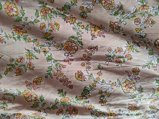 Hand Block Printed Cotton Fabric Per Meter - F001F2670