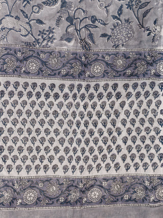Hand Block Printed Cotton Fabric Per Meter - F001F2727