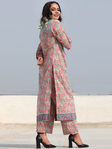 Rozana Afreen - Set of Kurta Pants & Dupatta - KS152B2481D