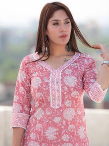 Nayab Farnaz - Set of Kurta Salwar Pants & Dupatta - KS50D2549D