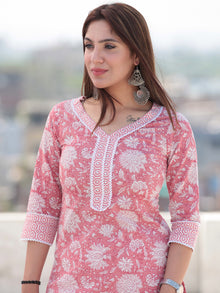 Nayab Farnaz - Set of Kurta Salwar Pants & Dupatta - KS50D2549D