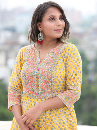 Jashn Amrin - Set of Anarkali Kurta Palazzo & Dupatta - KS25G2496D