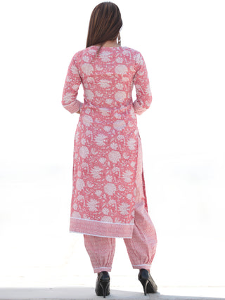 Nayab Farnaz - Set of Kurta Salwar Pants & Dupatta - KS50D2549D