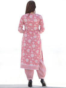 Nayab Farnaz - Set of Kurta Salwar Pants & Dupatta - KS50D2549D