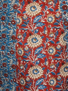 Maroon Indigo White Hand Block Printed Kurta With Kalis - K97F1482