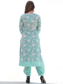 Nayab Nazmil - Set of Kurta Salwar Pants & Dupatta - KS50E2550D
