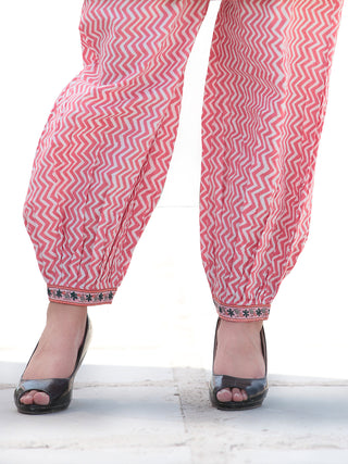 Nayab Midhat - Set of Kurta Salwar Pants & Dupatta - KS52A2551D