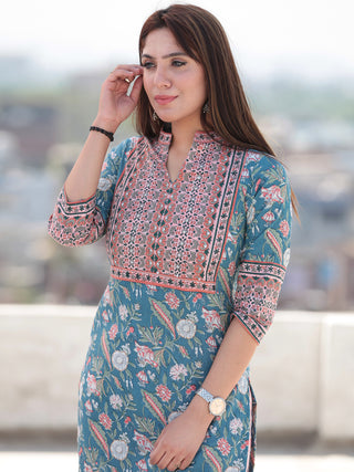 Nayab Midhat - Set of Kurta Salwar Pants & Dupatta - KS52A2551D