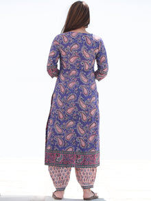 Nayab Inaya - Set of Kurta Salwar Pants & Dupatta - KS62A2525D