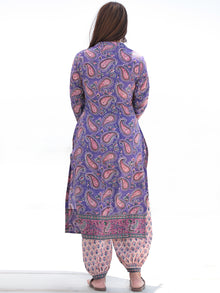 Nayab Diwa - Set of Kurta Salwar Pants & Dupatta - KS21A2525D
