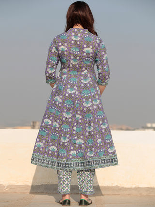 Zohra Pakiza - Set of Kurta Pants & Dupatta - KS25Q22364D