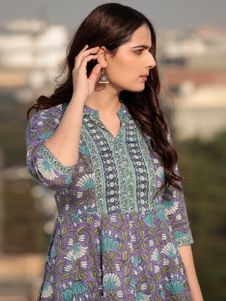 Zohra Pakiza - Set of Kurta Pants & Dupatta - KS25Q22364D