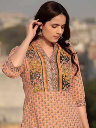 Zohra Rehnaz - Set of Straight Kurta Salwar & Dupatta - KS60N2312D