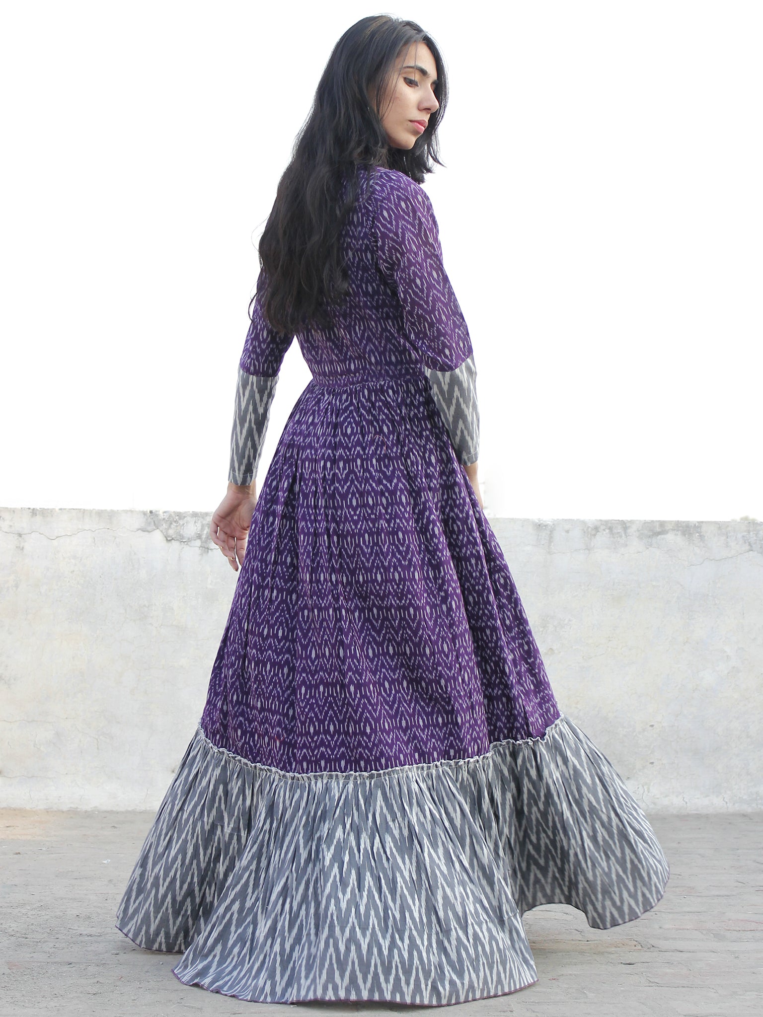 violet grey dress A Line Grey Purple Tulle See Through Long Spring Senior Prom Dress Wit cathyprom