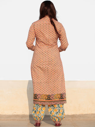 Zohra Rehnaz - Set of Straight Kurta Salwar & Dupatta - KS60N2312D