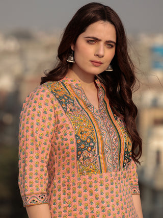 Zohra Rehnaz - Set of Straight Kurta Salwar & Dupatta - KS60N2312D