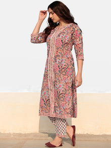 Zohra Anjum - Set of Straight Kurta Pants & Dupatta - KS78E2515D