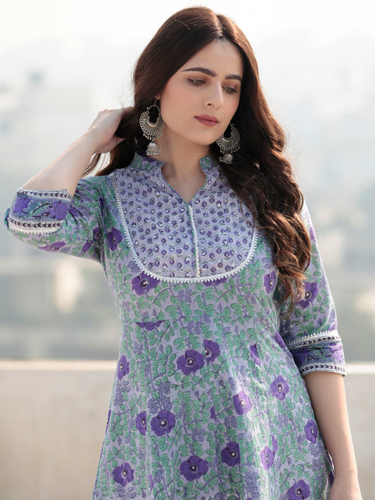 Zohra Nazmil - Anarkali Kurta  - KK13E2516