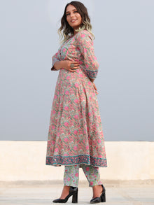 Rozana Jamina - Set of Anarkali Kurta Pants & Dupatta - KS153A2481D