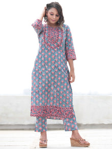 Jashn Gulrez - Set of Kurta Pants & Dupatta - KS06A2494D