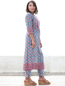 Jashn Gulrez - Set of Kurta Pants & Dupatta - KS06A2494D