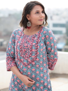 Jashn Gulrez - Set of Kurta Pants & Dupatta - KS06A2494D