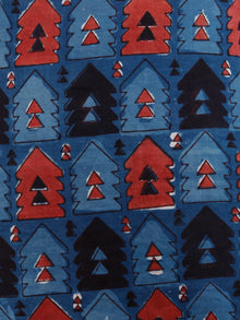 Indigo Rust Black Hand Block Printed Cotton Kurta - K192F1841