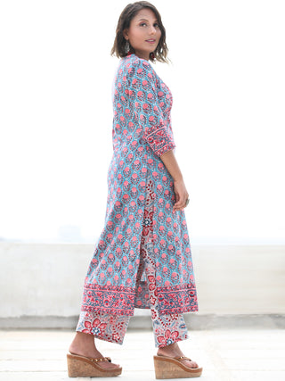 Jashn Neyaz - Set of Kurta Palazzo & Dupatta - KS06B2494D