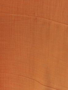 Rust Orange  Modal Silk Wool Kashmiri Stole - S200597