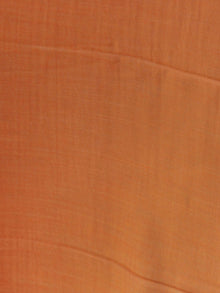 Rust Orange  Modal Silk Wool Kashmiri Stole - S200597