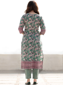 Zohra Samah Set of Kurta Pants & Dupatta