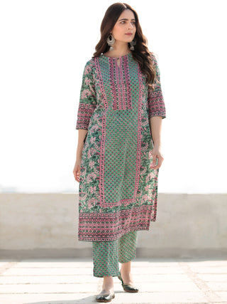 Zohra Samah Set of Kurta Pants & Dupatta